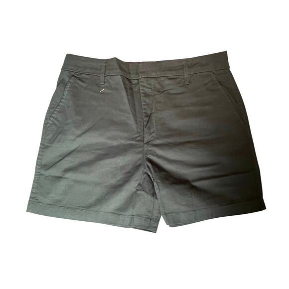Gloria Vanderbilt Women's Chino Shorts, NWT, Size 14, Black, Cotton, 5" inseam - Picture 1 of 9